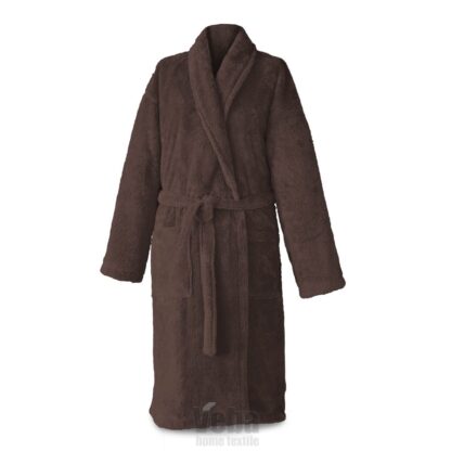 BATHROBE, dark brown, size S
