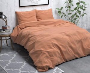 QUILT COVER SETS - SALMON ORANGE