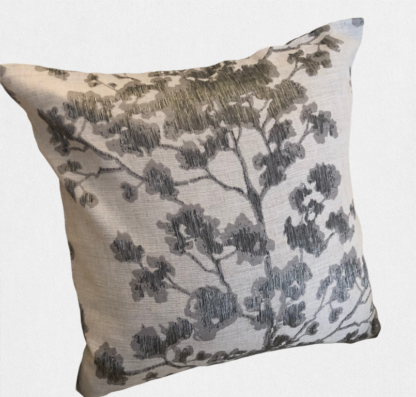 CUSHION 50x50cm SILVER TREES