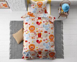 QUILT COVER SET - LION CIRCUS