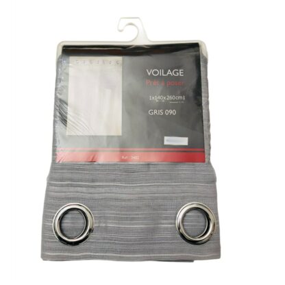 CURTAIN - SHEER - GREY