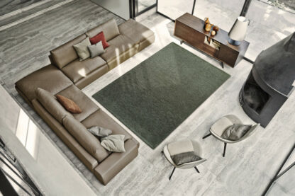 CARPET PLAIN DESIGN FOREST GREEN 140x200cm - Image 2