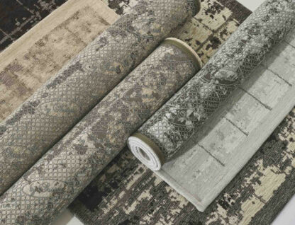 CARPET URANUS BLACK GREY 140x200cm - Image 2
