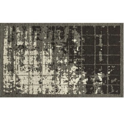 CARPET URANUS BLACK GREY 140x200cm