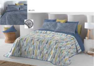 BEDSPREAD - KENI blue