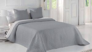 BEDSPREAD - LAMBA GREY