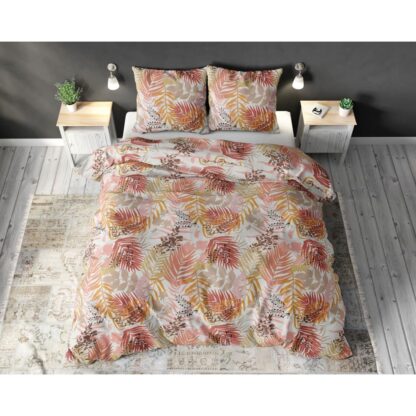 DUVET COVER ORANGE LEAVES
