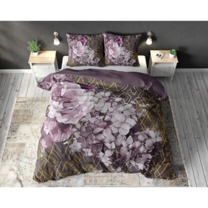 DUVET COVER PURPLE FLOWER