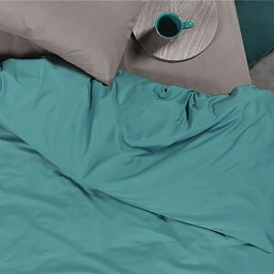 QUILT COVER - DUSTY PETROL  100%cotton