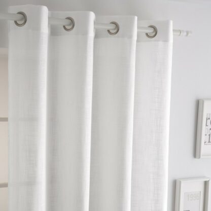 CURTAIN - WHITE PLAIN