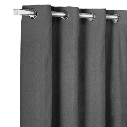 CURTAIN - 100% blackout - grey selfdesign