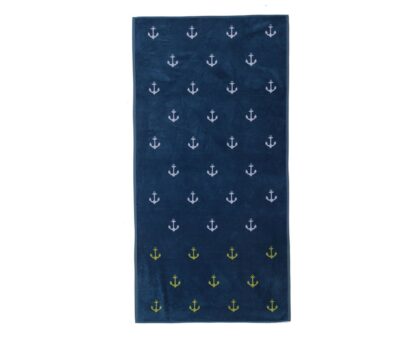 BEACH TOWEL anchromania BLUE