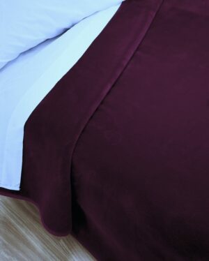 Blanket 160x220cm  AUBERGINE