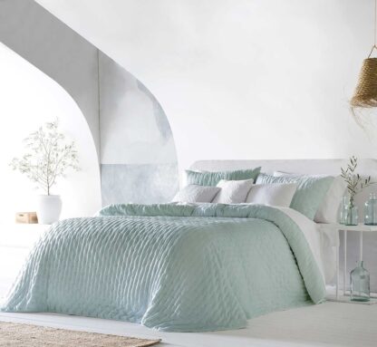 BEDSPREAD BIANKA - AQUA (single/king/super king)