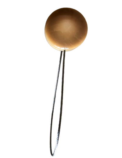 MAGNET TIE-BACKS "Agathe" - BROWN/GREY - Image 2