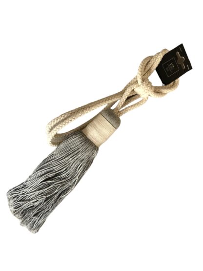 TIE-BACKS "CLUB" - CREAM/GREY - Image 3