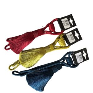 TIE-BACKS "SINGLE" - RED/ LIME GREEN/ PETROL