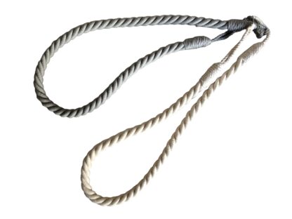 ROPE TIE-BACKS "NATURAL" - GREY