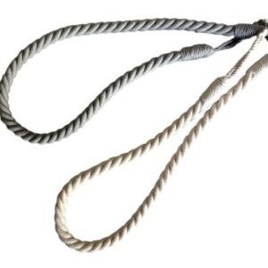 ROPE TIE-BACKS "NATURAL" - GREY