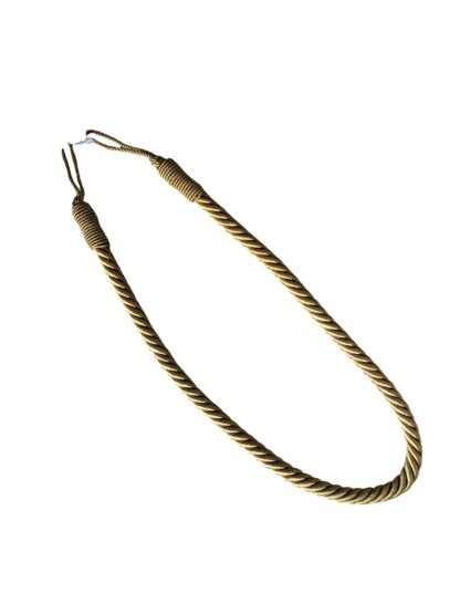 ROPE TIE-BACKS "COULEUR" - CREAM/RED/PETROL/GOLD - Image 2