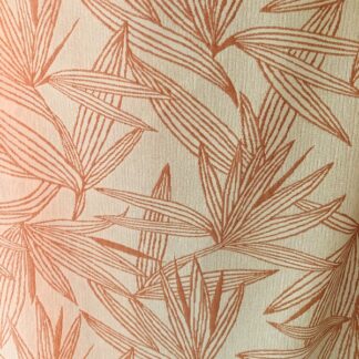 FABRIC - CORAL LEAVES