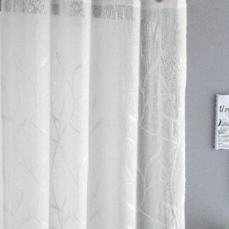 CURTAIN -  WHITE WITH EMBROIDERY "Goya"