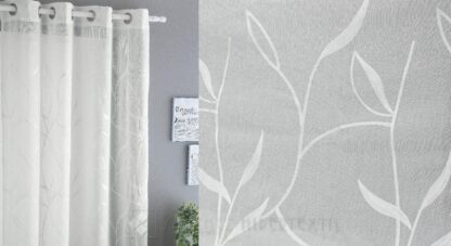 CURTAIN -  WHITE WITH EMBROIDERY "Goya" - Image 2