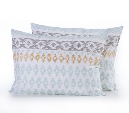 PILLOW CASE ZORAN AQUA - SET 2PC