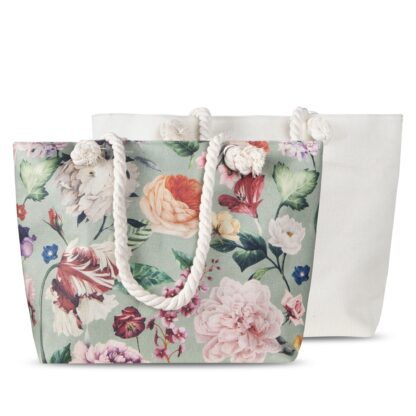 BEACH BAG - 43x60cm  LIGHT FLOWERS