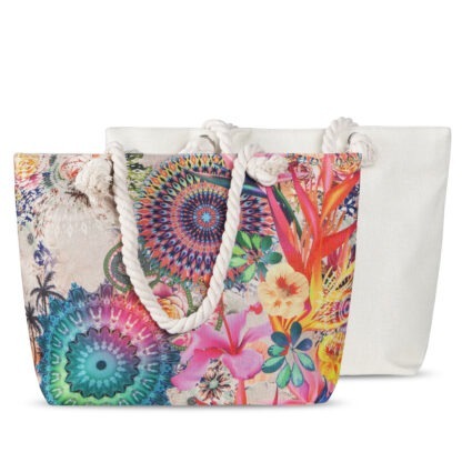 BEACH BAG - 43x60cm  MULTICOLOR MANDALA