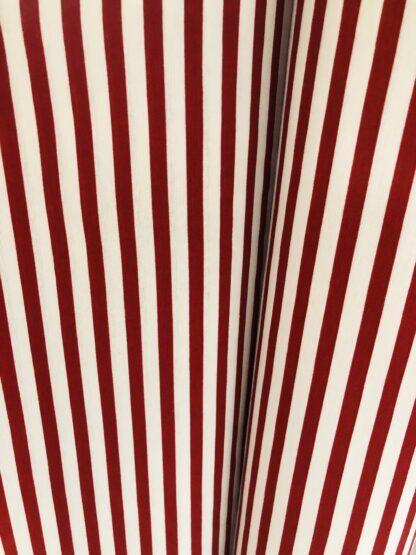 FABRIC - Red White Stripe