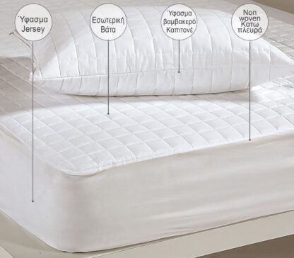 PILLOW PROTECTORS  - QUILTED  50x70cm - 2pcs - Image 2