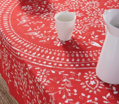TABLECLOTH CELEBRATION RED - different sizes - Image 2