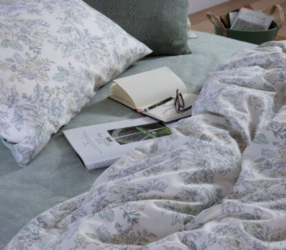 BEDSHEET SET "Frezia AQUA (flat,fitted sheet + pillow case) - Image 2