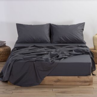 BED SHEETS NEF NEF - col. DARK GREY 100% COTTON