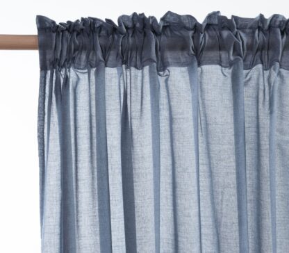 CURTAIN -  LINEN LOOK denim "ANTEL"