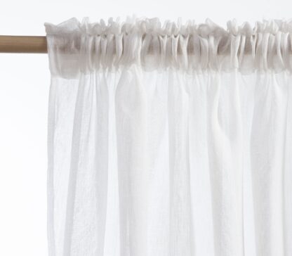CURTAIN -  sheer CREAM "Roxan"