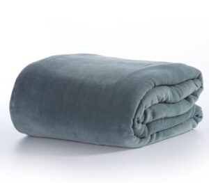Bedspread/Blanket Cosy DUSTY BLUE - 2 SIZES
