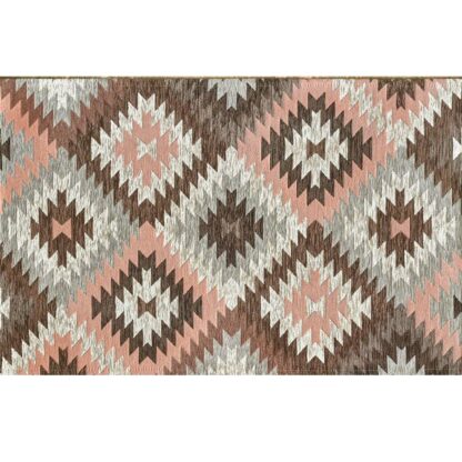 CARPET GEOMETRIC Avana PINK 65x110cm