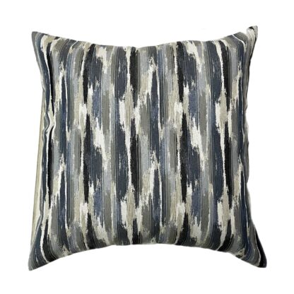 CUSHION - BLUE paint stripes 50x50cm