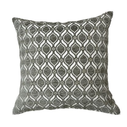 CUSHION - GREY pattern "ELARA" 50x50cm