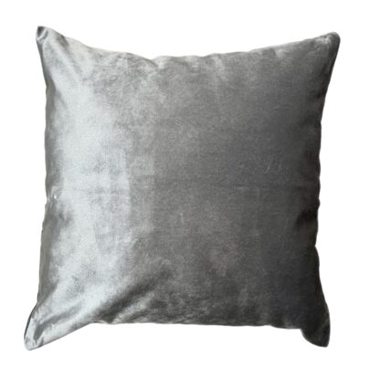CUSHION - GREY VELVET 40x40cm