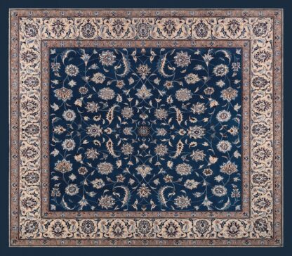 CARPET NAIN BLUE  134x 154cm