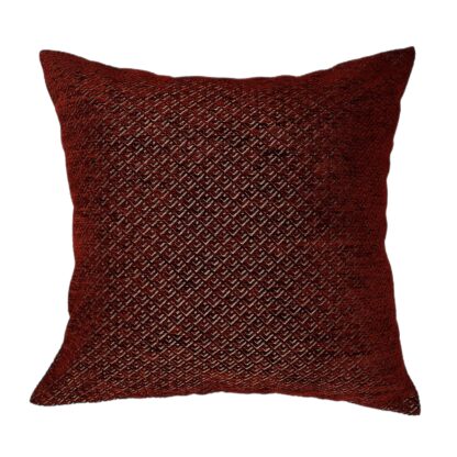 CUSHION - RED pattern "TIONE" 50x50cm