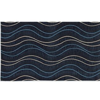 CARPET ALTEA BLUE STRIPE 65x220cm
