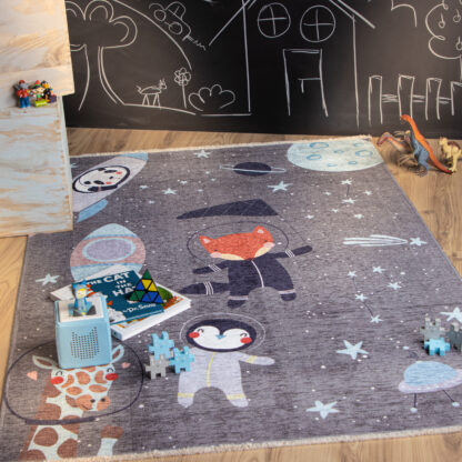 CARPET - KIDS - SPACE GREY  115x170cm