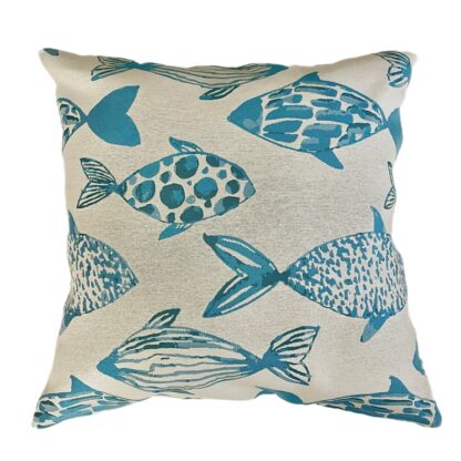 OUTDOOR cushion - FISH -  50x50cm