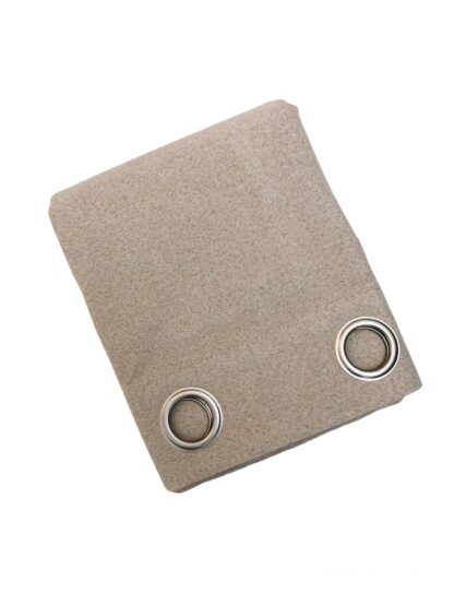 CURTAIN -  100% blackout - BEIGE plain textured