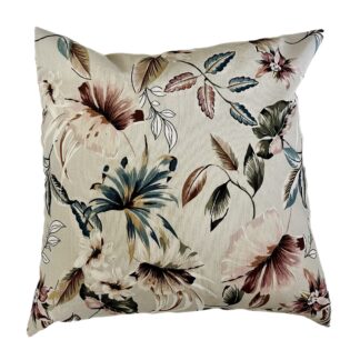 CUSHION - BEIGE FLOWERS 40x40cm