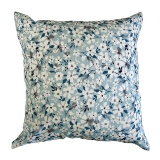 CUSHION - BLUE FLOWERS 40x40cm